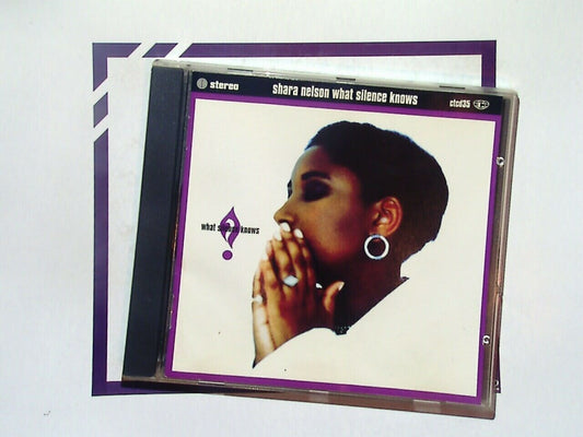 Shara Nelson	What Silence Knows CD Mint