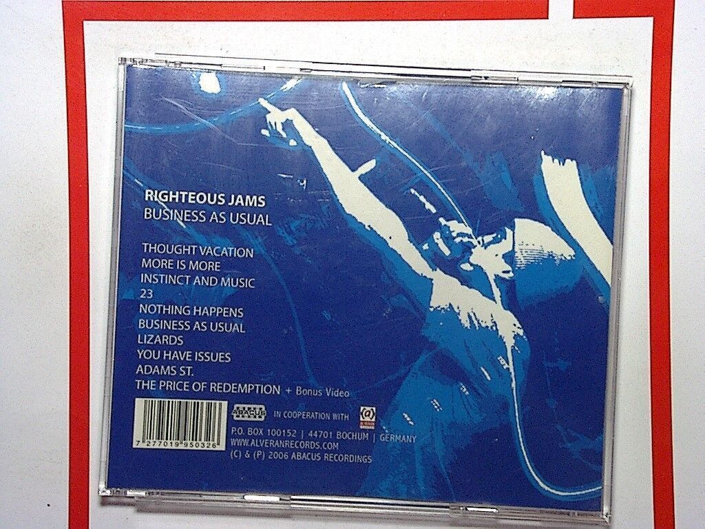 Righteous Jams - Business as Usual (2006) CD Mint