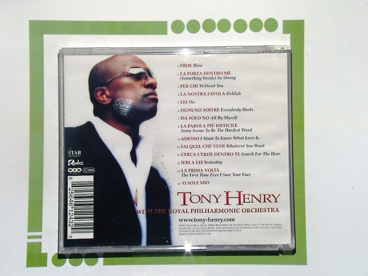 Tony Henry	Modern Arias CD  Mint