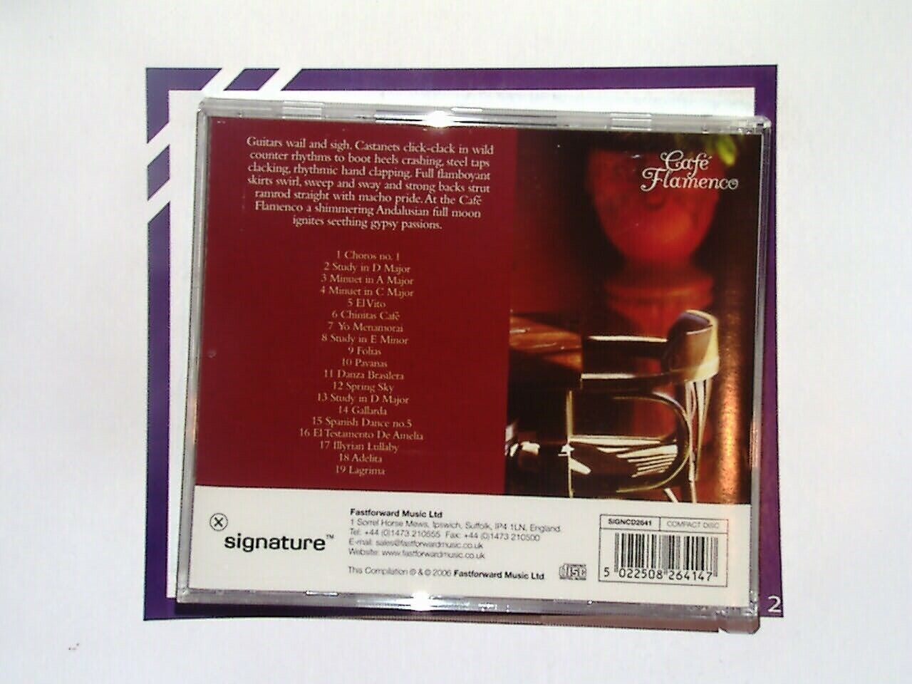 various -  Cafe Flamenco  CD Mint