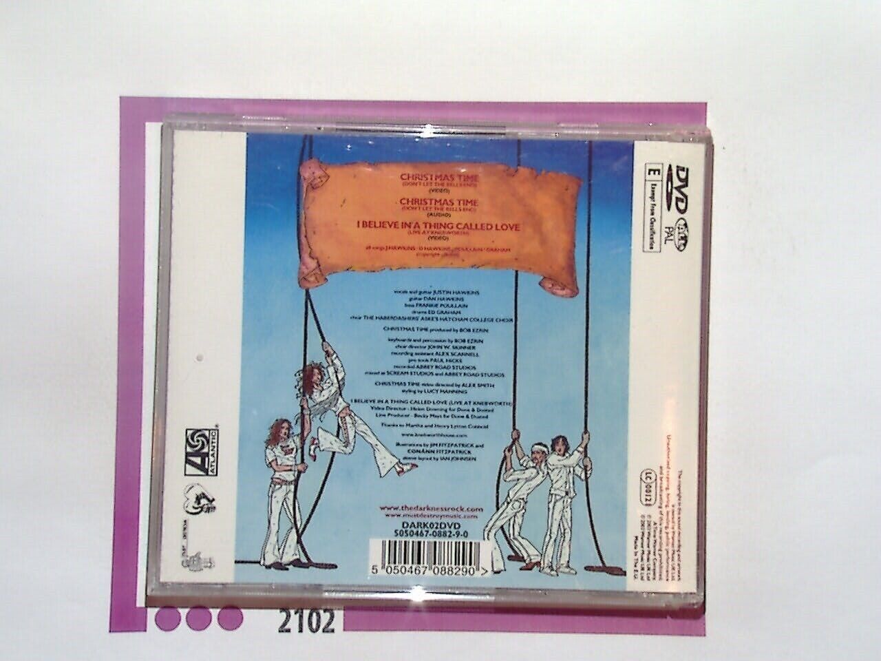 The Darkness	Christmas Time (Don't Let the Bells End) CD  Mint