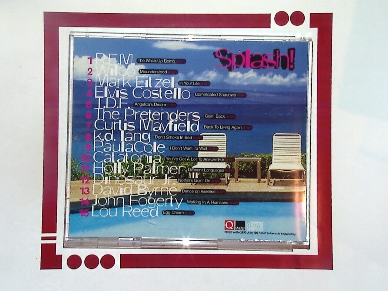 Q Magazine 	Spash CD 15 Thirst-quenching Tracks CD Mint