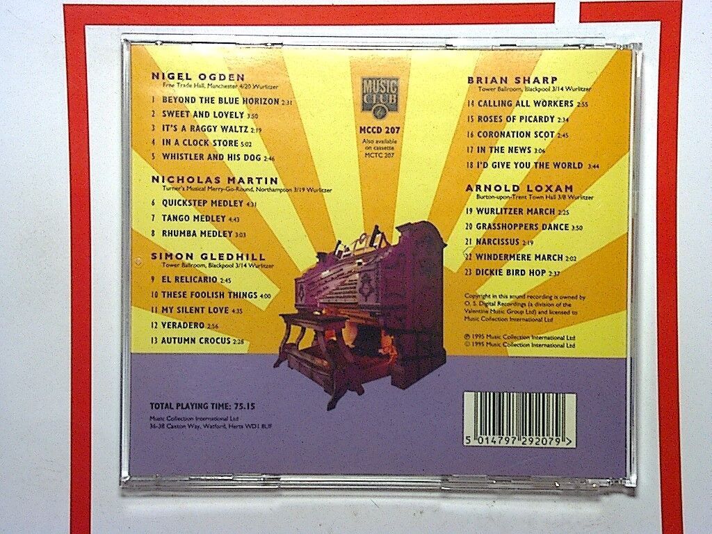Various Artists - Magical Sound of Wurlitzer Organ (1995) CD Mint