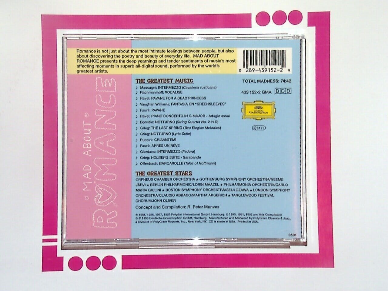 Various - Mad About Romance CD VGC