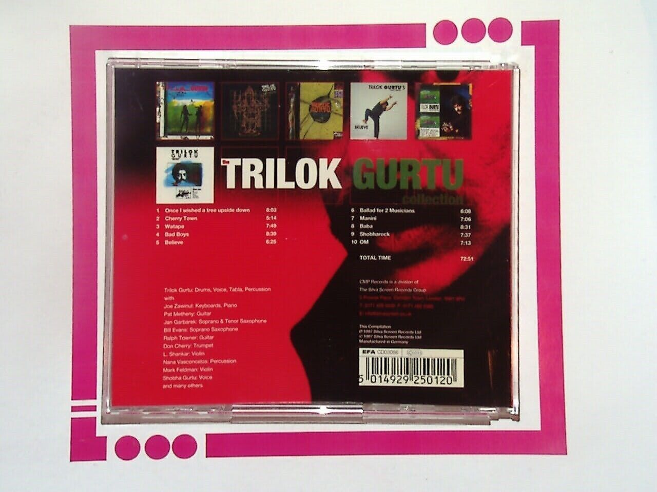 Trilok Gurtu - The Collection	 CD VGC