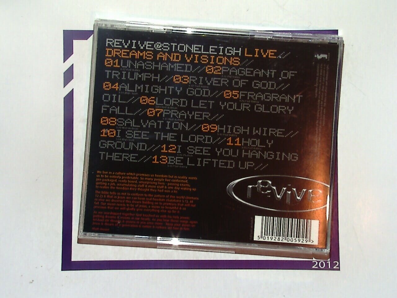 Revive - Dreams and Visions Revive@Stoneleigh CD
