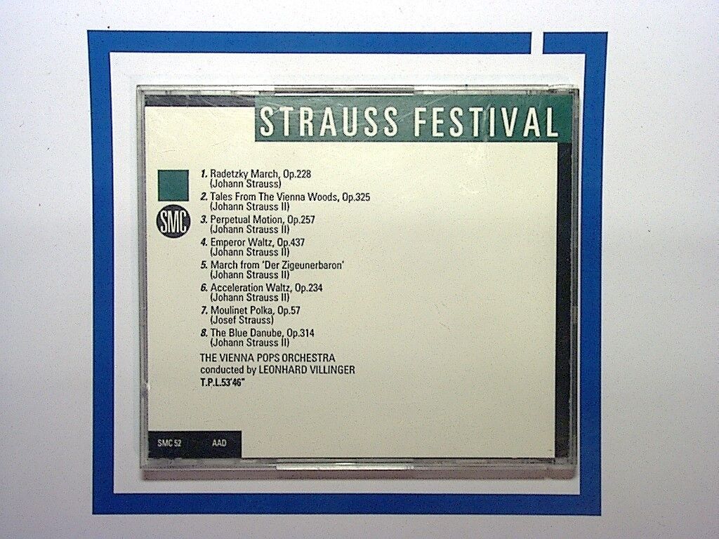 Strauss Festival CD - Vienna Pops Orchestra Leonhard Villinger Mint