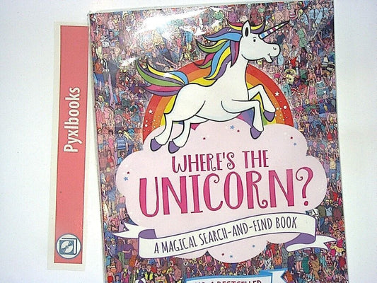 Sophie Schrey - Where's the Unicorn?: A Magical Search and Find Book PB New