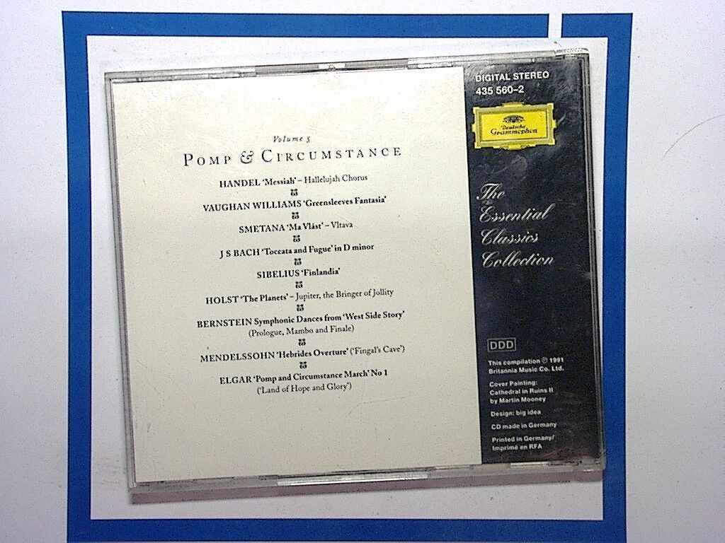 The Essential Classics Collection	Volume 5 Pomp & Circumstance CD Mint
