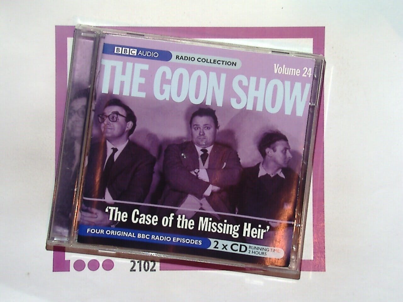 The Goon Show: Volume 24: The Case Of The Missing Heir Audio  2CD VGC