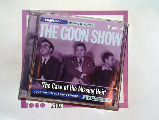 The Goon Show: Volume 24: The Case Of The Missing Heir Audio  2CD VGC