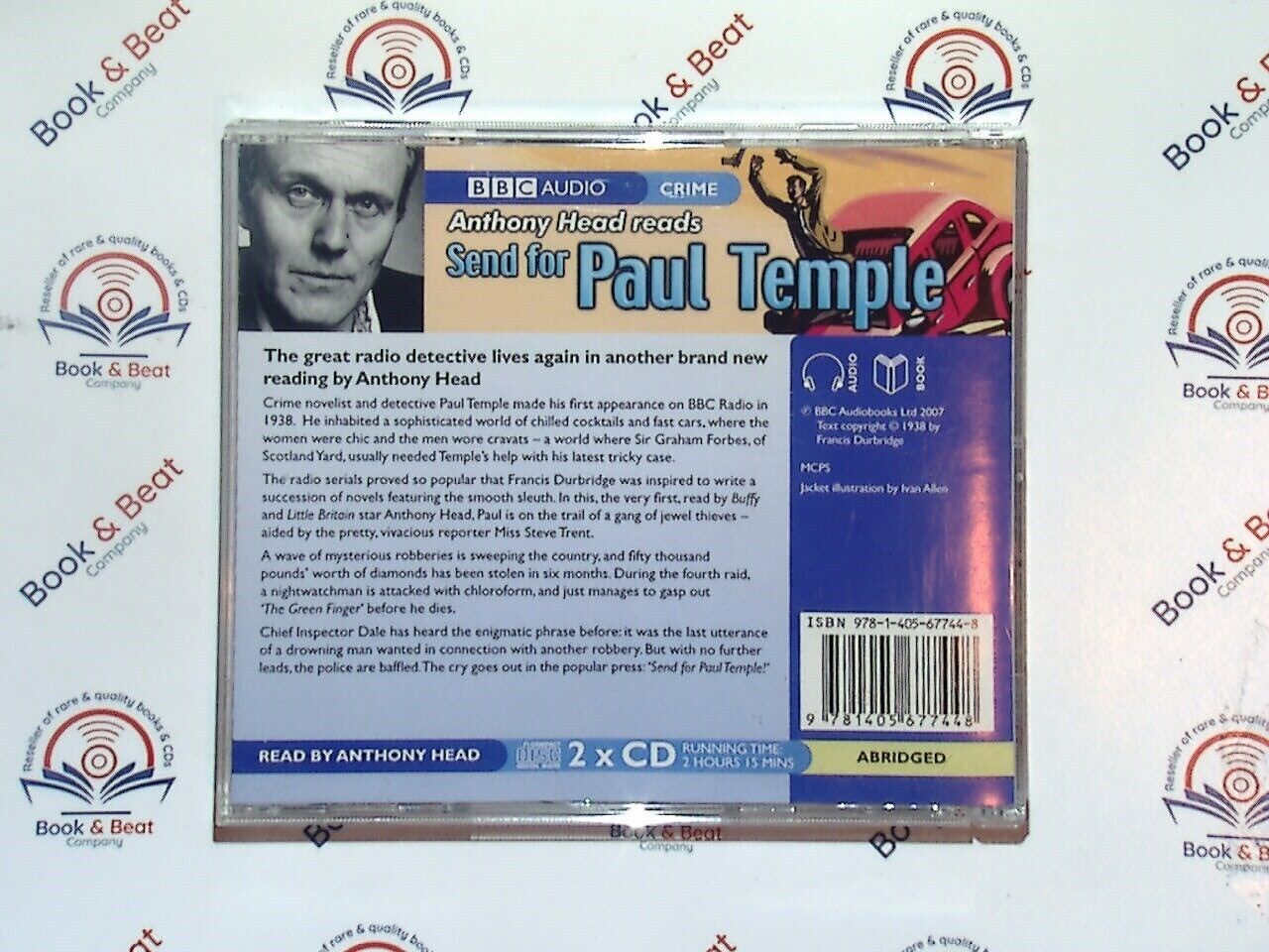 Send For Paul Temple (Francis Durbridge) BBC Audio 2CD Mint