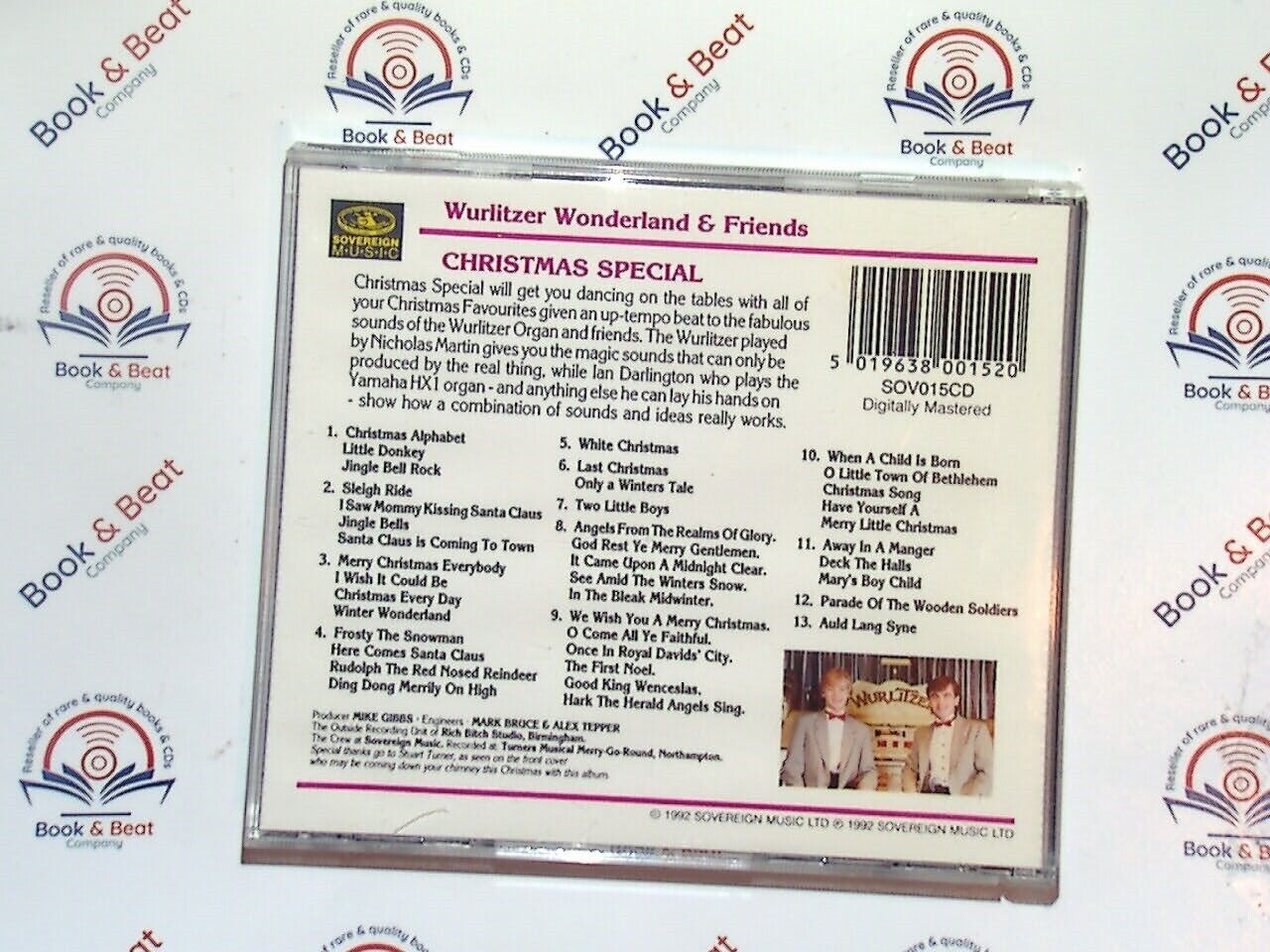 Wurlitzer Wonderland & Friends Christmas Special - Martin & Darlington CD Mint