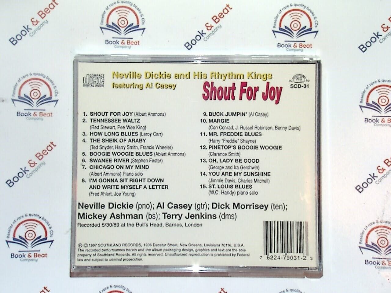 Neville Dickie - Shout for Joy CD Nr Mint