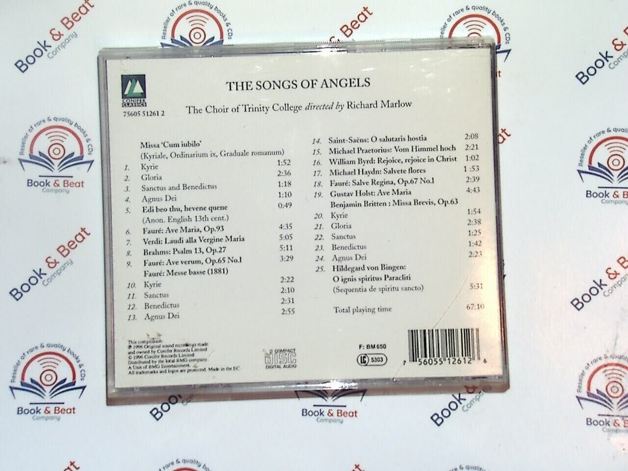 Trinity College Choir, Richard Marlow - The Songs of Angels CD Mint