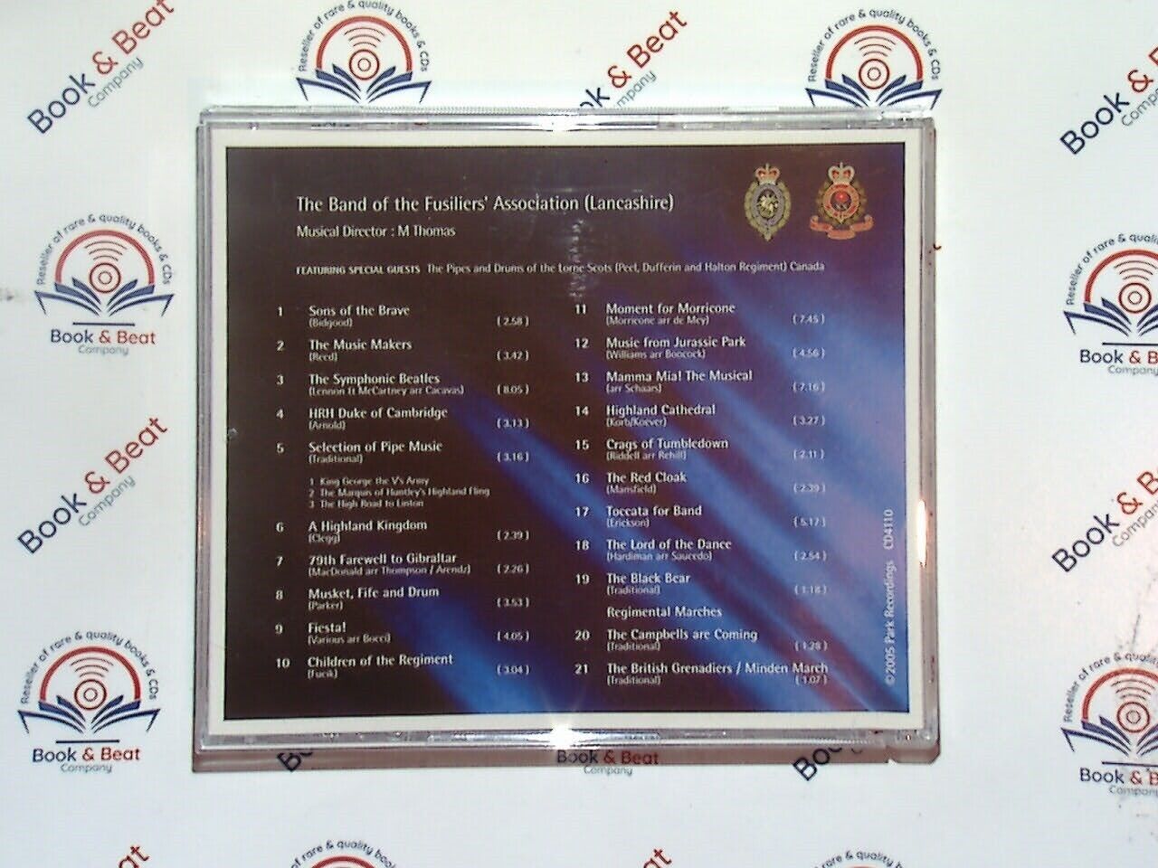 The Band Of The Fusiliers' Association (Lancashire) - The Music Makers CD VGC