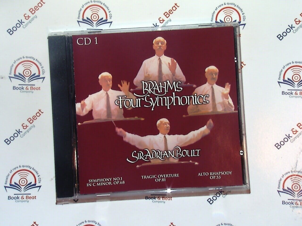 Sir Adrian Boult - Brahms Four Symphonies 3CD Mint Rare