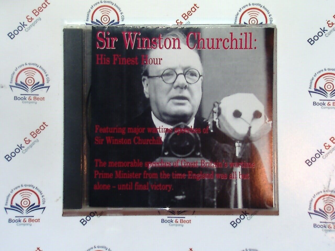 Sir Winston Churchill : His Finest Hour (Wartime Speeches) CD Nr Mint