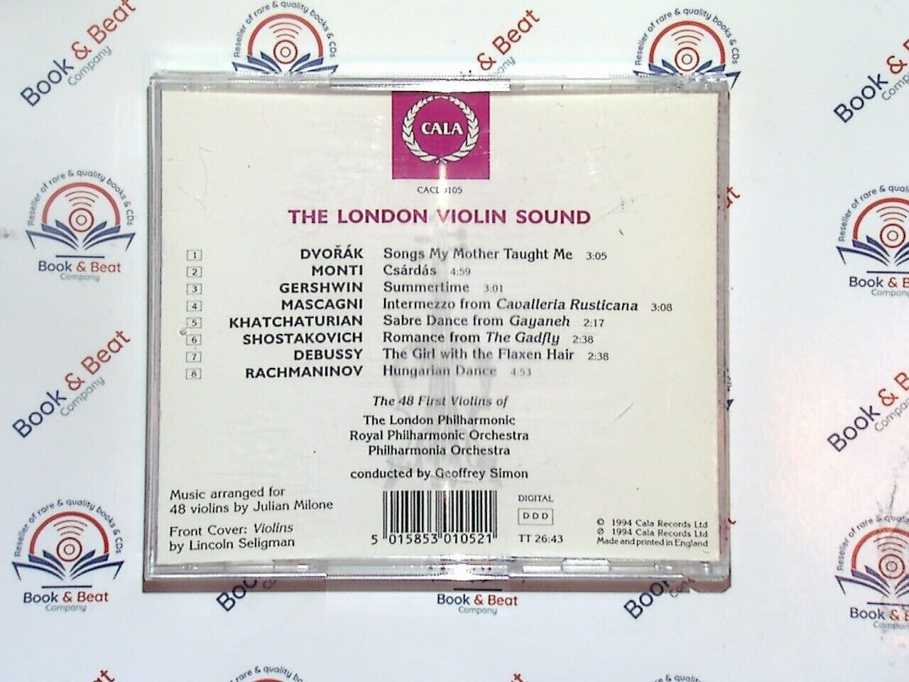 The London Violin Sound - Csardas, Summertime etc (Geoffrey Simon) CD Nr Mint