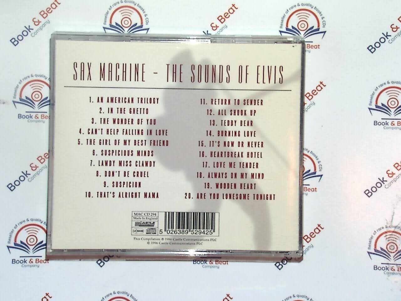 Sax Machine - The Sounds Of Elvis CD VGC