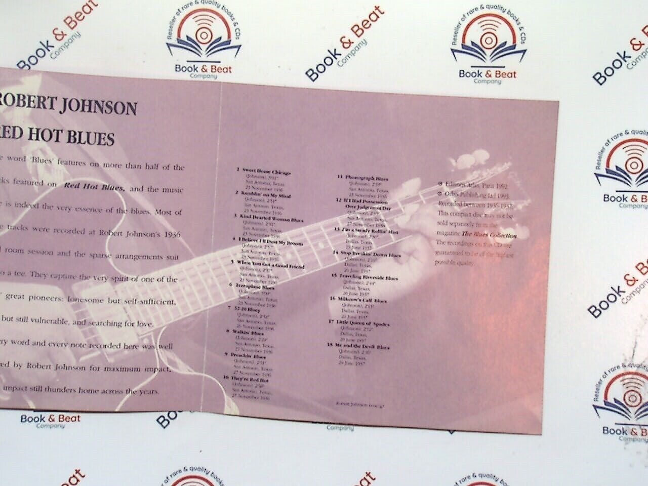 Robert Johnson - Red Hot Blues (The Blues Collection #46) CD Mint
