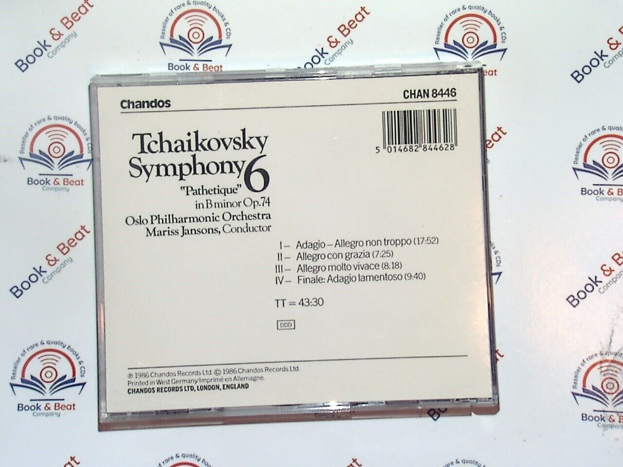 Tchaikovsky: Symphony No 6 'Pathétique' in B Minor Op. 74 - Oslo Phil CD Nr Mint