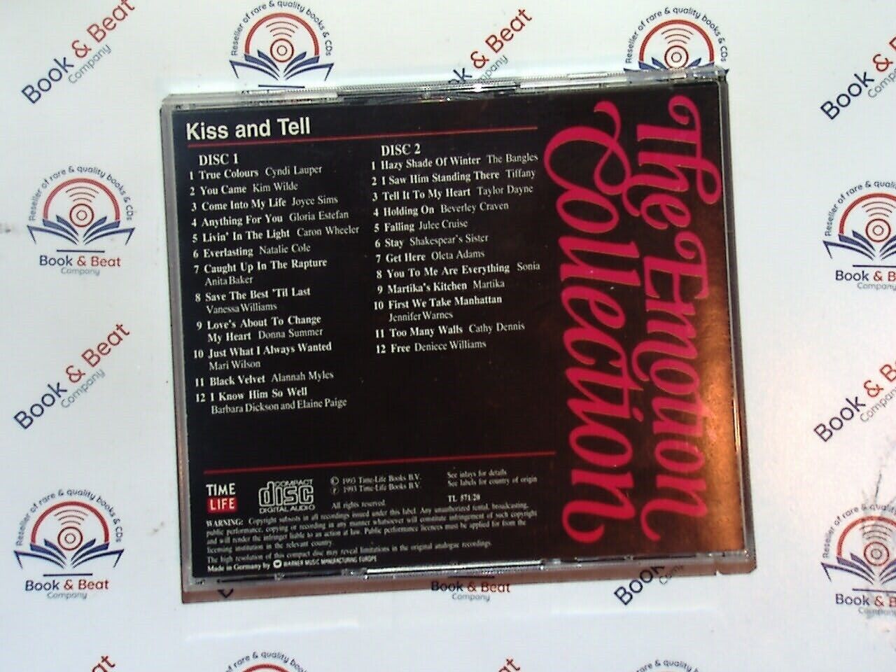 Various - The Emotion Collection : Kiss And Tell (Time Life) 2CD Mint