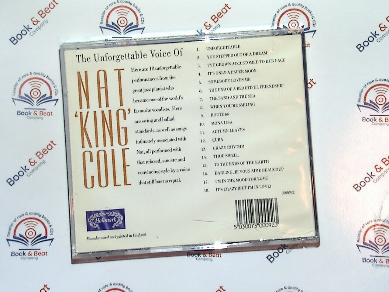 Nat King Cole - The Unforgettable Voice Of CD Mint