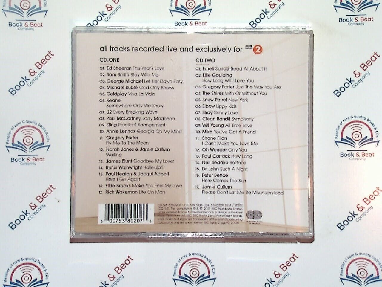 Various  - BBC Radio 2: The Piano Room 2017 Ed Sheeran, Coldplay etc 2CD Mint