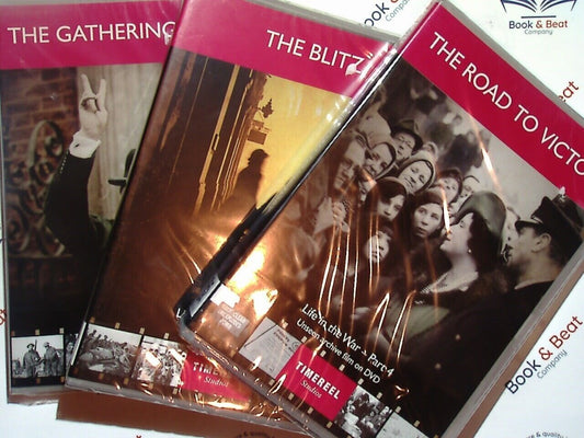 3 x The Road To Victory - Life In the War DVDs Parts 1,2 & 4 New & Sealed