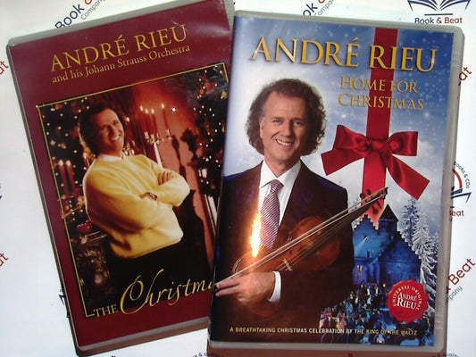 2 x Andre Rieu DVDs The Christmas I Love & Home For Christmas Mint