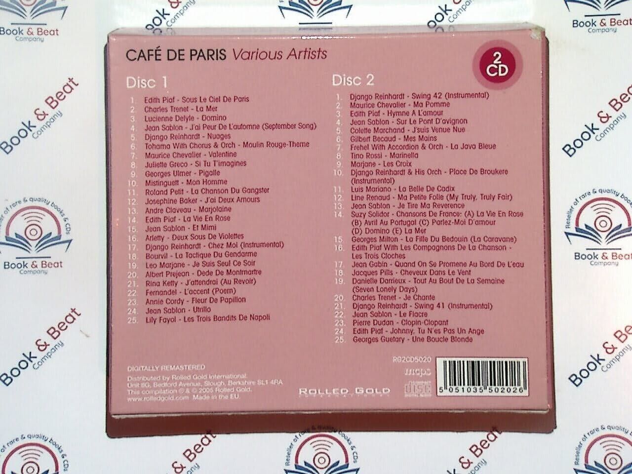 Various - Cafe De Paris 2CD Mint