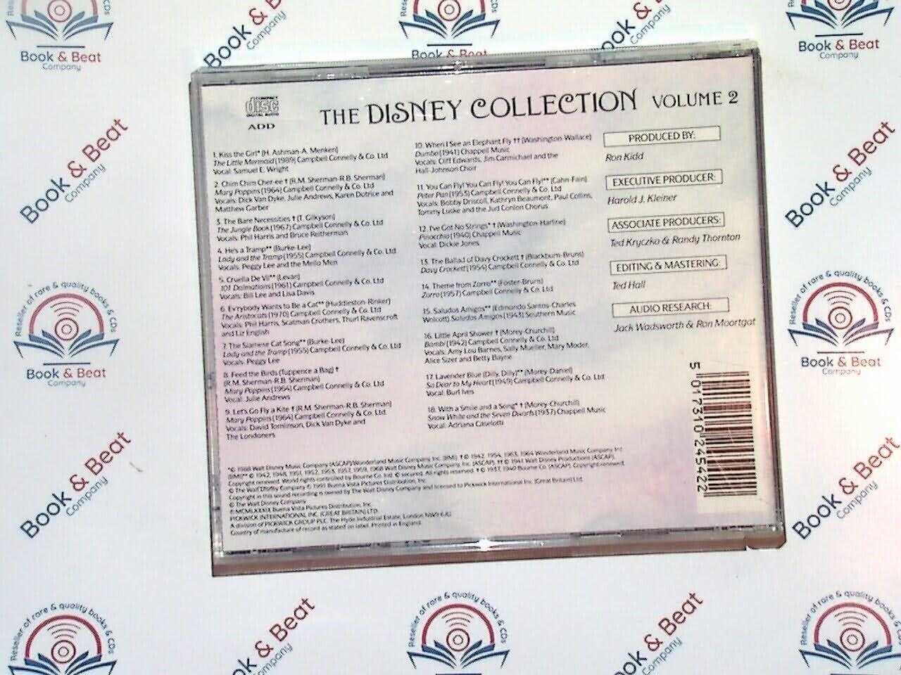 Various - The Disney Collection Volume 2 : Favourite Songs From Disney CD Mint