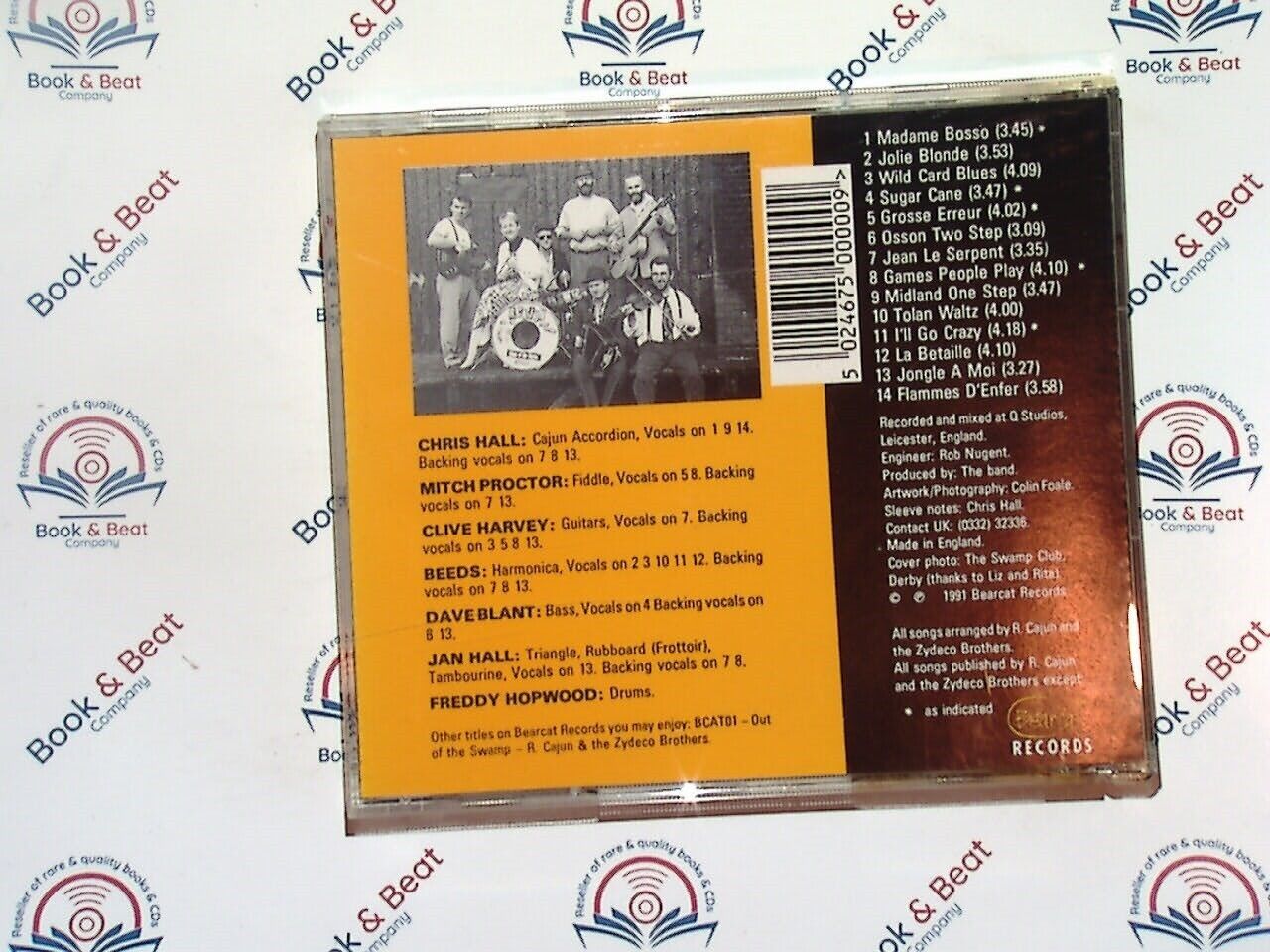 R. Cajun  & The Zydeco Brothers - Don't Leave The Floor CD Mint