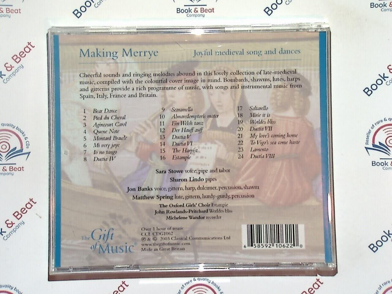 Various - Making Merrye: Joyful Medieval Song and Dances CD Mint