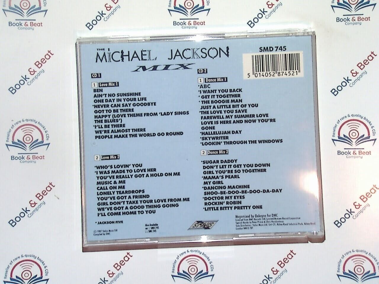 Michael Jackson Mix-40 Specially Sequenced Hits By The Superstar CD Nr Mint