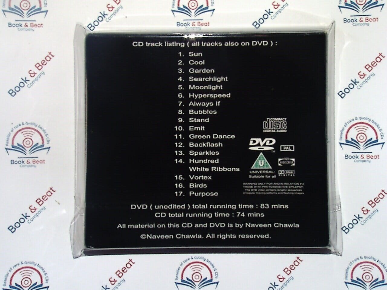 Naveen Chawla - Infinity CD With Bonus DVD VGC