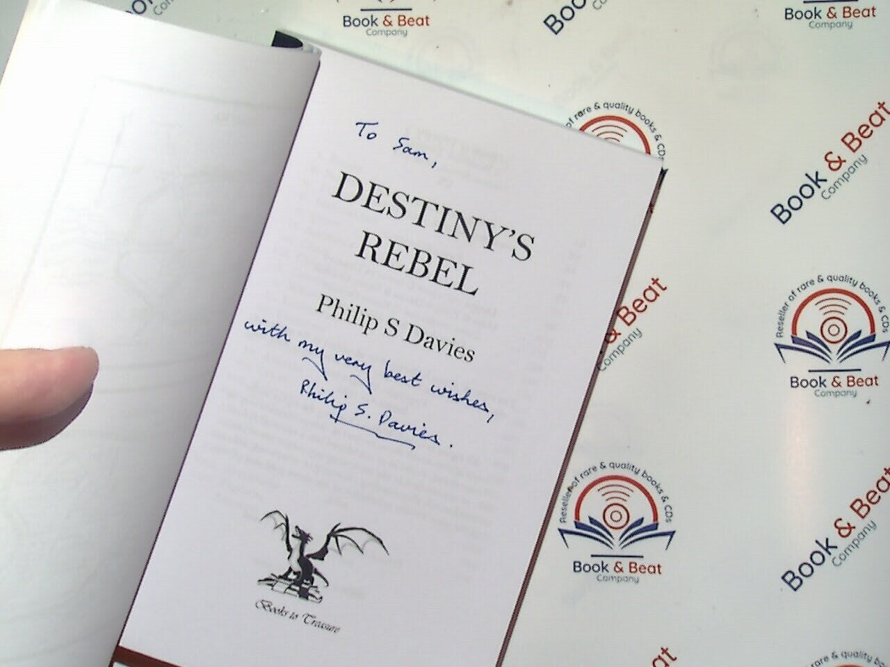 Philip S Davies - Destiny's Rebel  PB New Signed