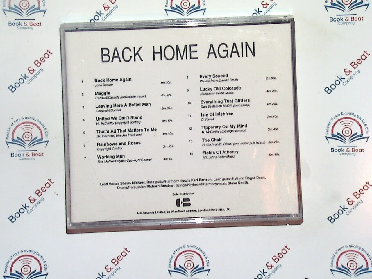 Shaun Michael With His Band - Back Home Again CD VGC Signed