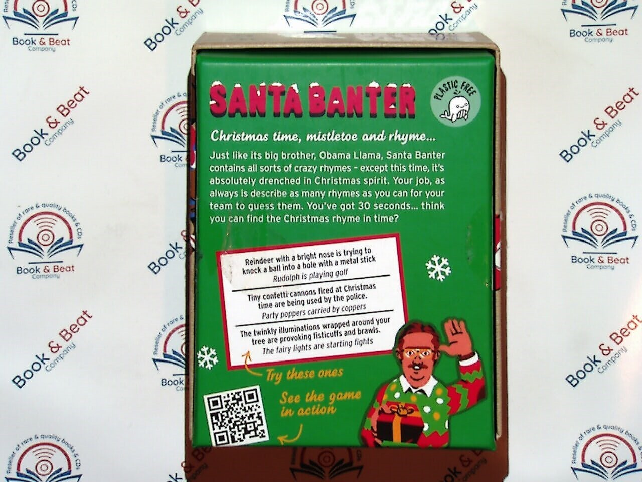 Santa Banter Christmas Party Game (Big Potato Games) ExC