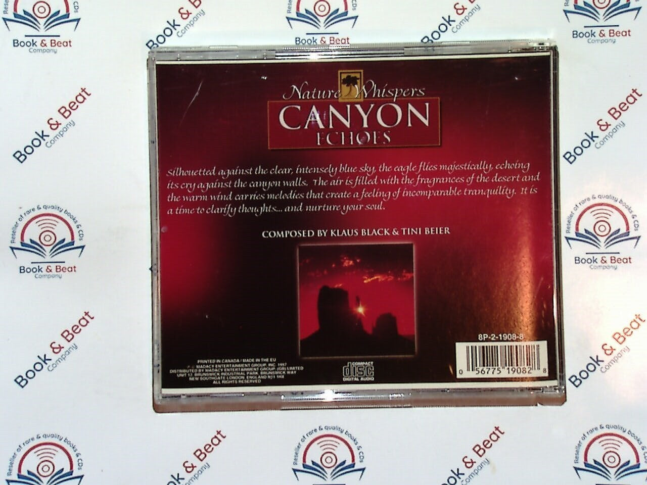 Nature Whispers : Canyon Echoes - Klaus Black & Tini Beier Relaxation CD Mint