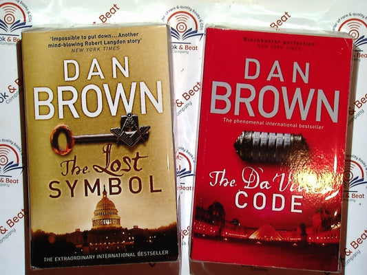 2 x Dan Brown PB Bundle - The Lost Symbol & The Da Vinci Code New