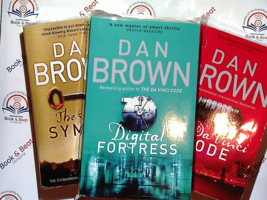 3 x Dan Brown PB Bundle - The Lost Symbol, Da Vinci Code & Digital Fortress New