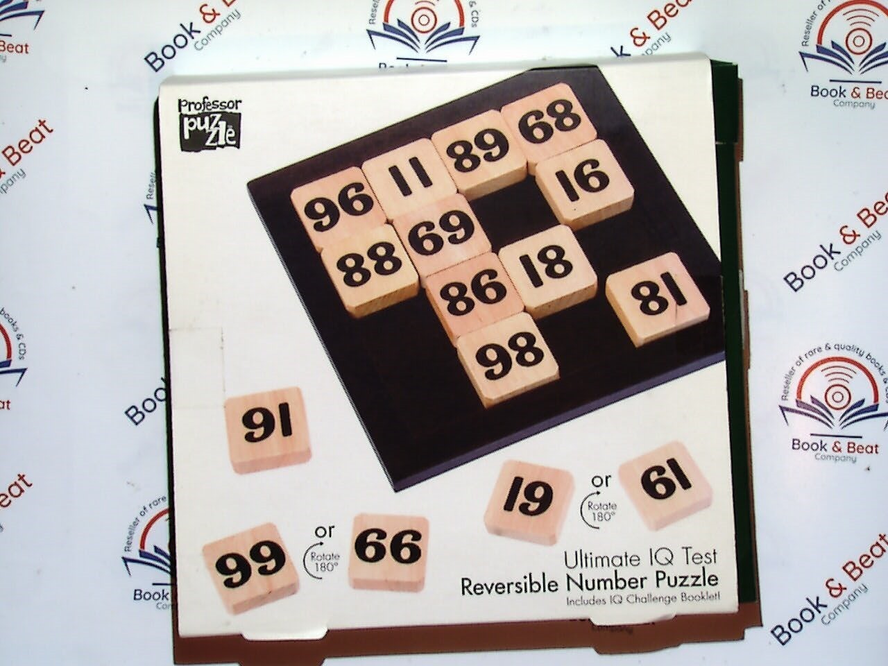 Professor Puzzle Ultimate IQ Test Reversible Number Puzzle Complete & ExC