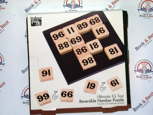 Professor Puzzle Ultimate IQ Test Reversible Number Puzzle Complete & ExC