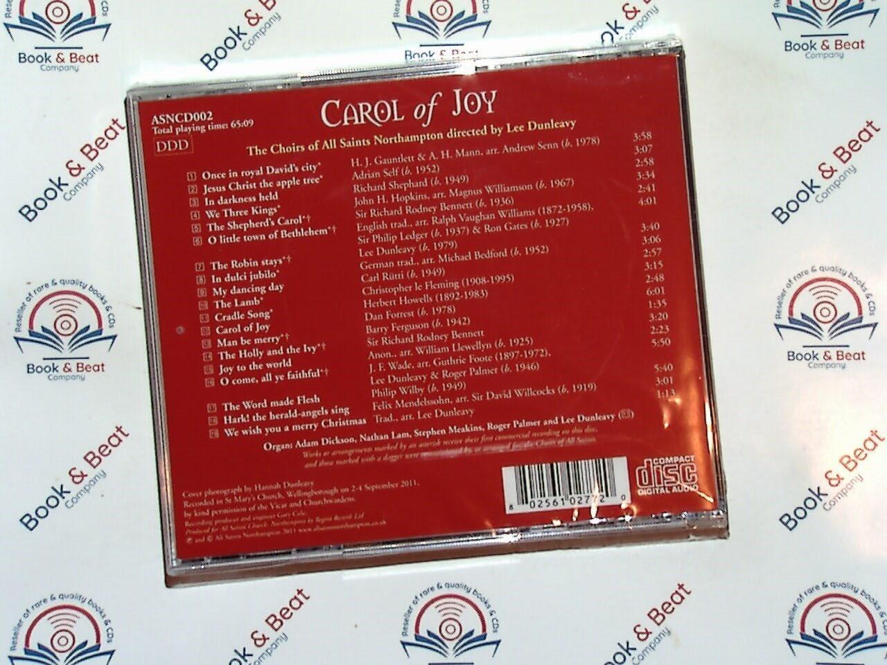 The Choirs Of All Saints Northampton  - Carol Of Joy CD New & Sealed