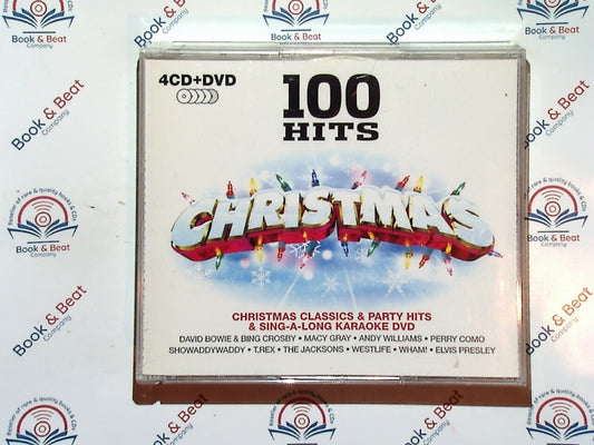 100 Hits - Christmas : Classics & Party Kits, Karaoke DVD + 4CD Nr Mint