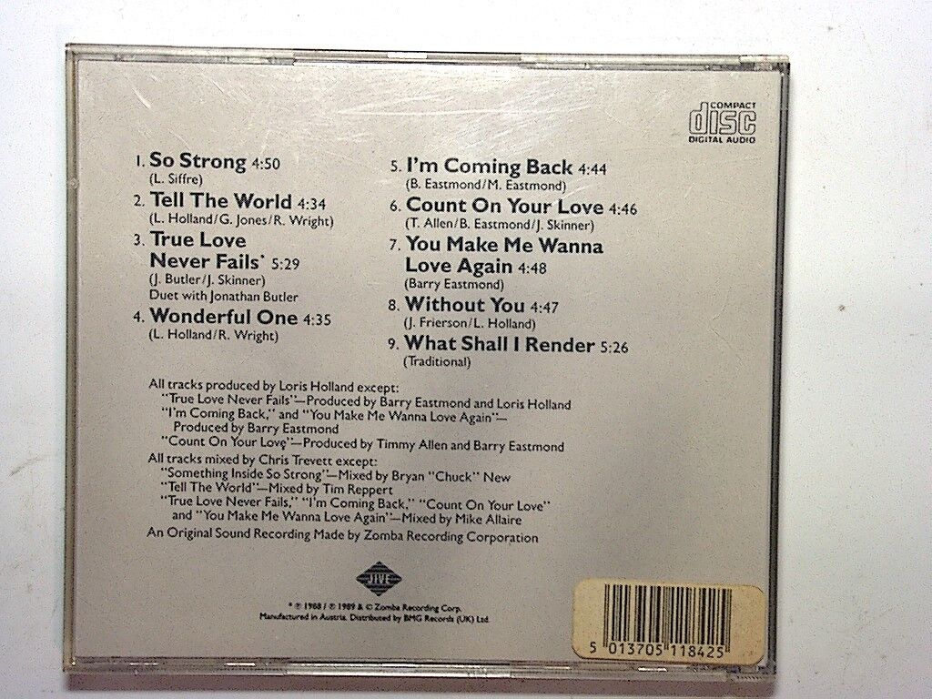 Vanessa Bell Armstrong CD -	Wonderful One Mint Rare
