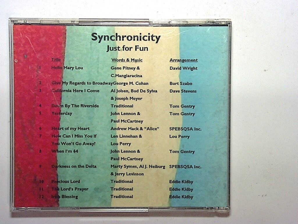 Synchronicity - Just For Fun CD Gerald Williams Trev Ford Nigel Hicks Bob Stott