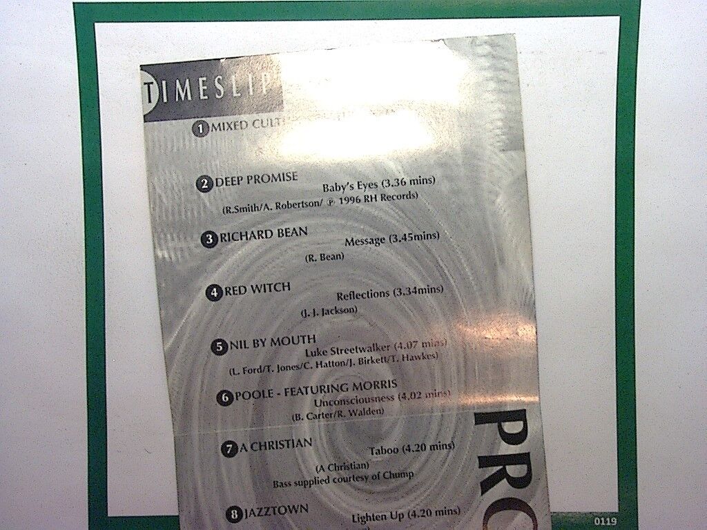 Timeslip Project 1 - Various Independent Artists CD Mint